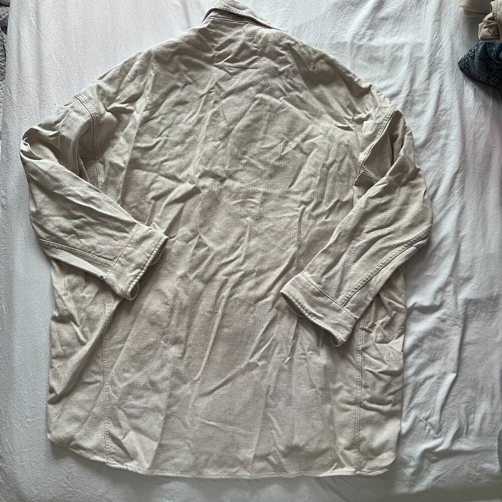 Frank & Eileen McLoghlin Canvas Cotton Button Down Shirt - Picture 6 of 9